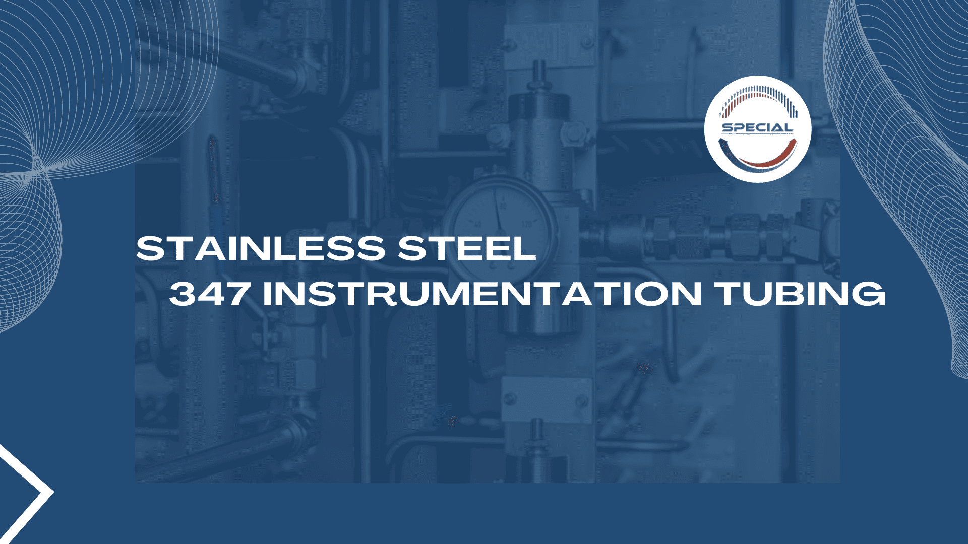 Stainless steel 347 instrumentation tubing