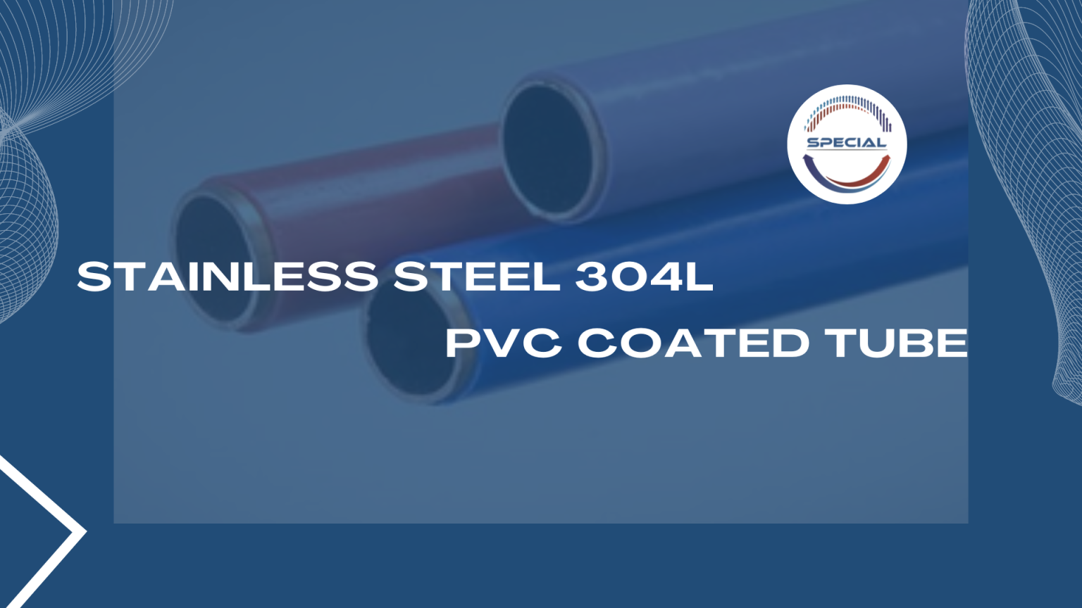 Stainless Steel 304L Pvc Coated Tube