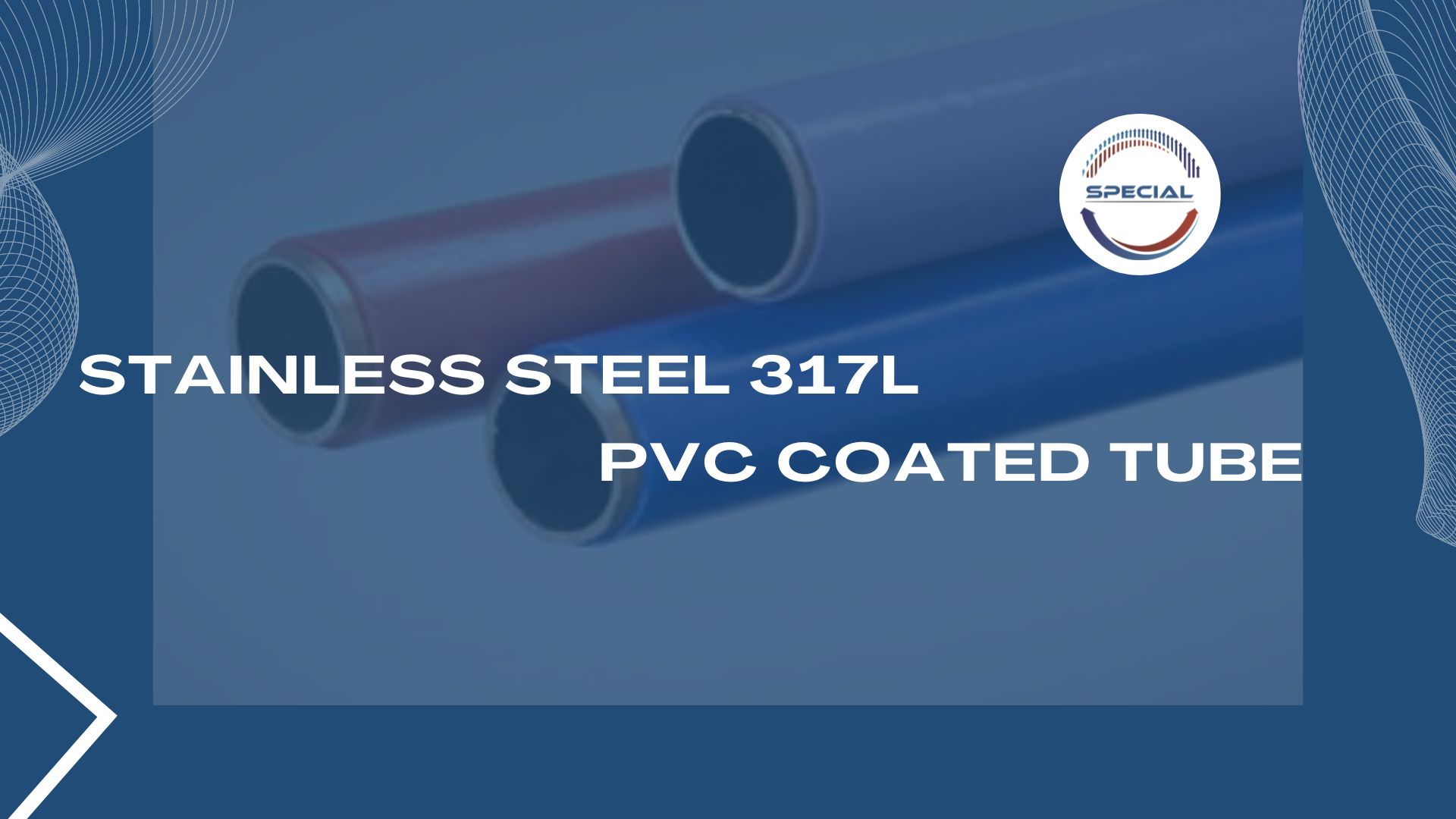 Stainless Steel 317L Pvc Coated Tube